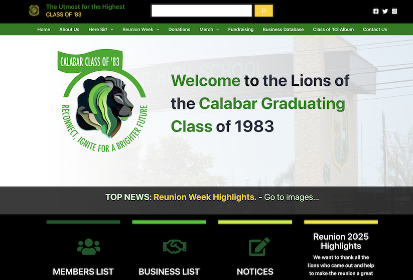 Calabar High School graduation class of 1983